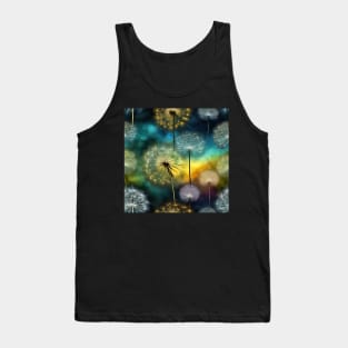 Mystical Bohemian Dandelion Seeds Tank Top